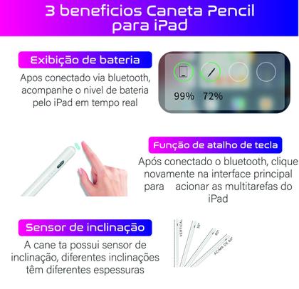 Imagem de Caneta Pencil Goldensky para i Pad 1.0mm Palm Rejection