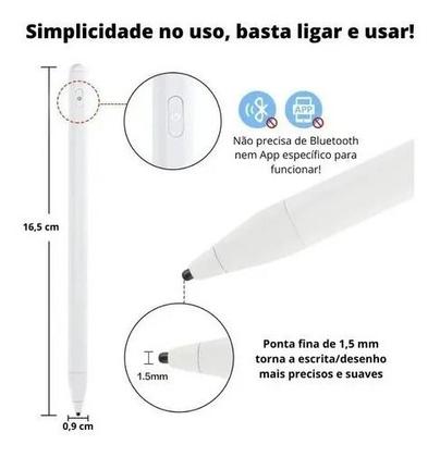 Imagem de Caneta Pencil Magnética Para iPad Mini 4 A1538 A1550 