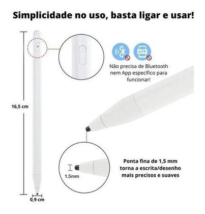 Imagem de Caneta Pencil Magnética Para iPad Mini 4 A1538 A1550