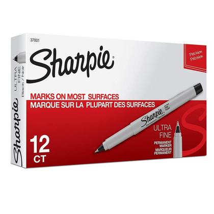 Imagem de Caneta Permanente Sharpie Ponta Ultra Fina 0,5mm Preta