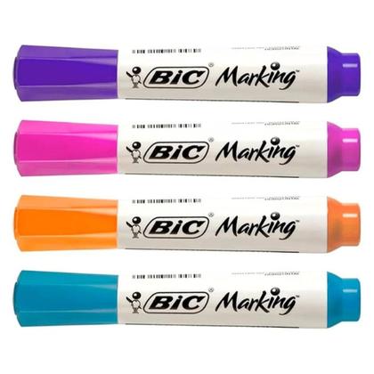 Imagem de Caneta Pincel Para Quadro Branco Bic Marking Fashion 04 Cores
