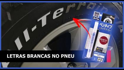 Imagem de Caneta Pinta Pneus Soft99 Tire Maker Branca 8ml