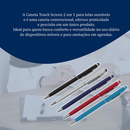Imagem de Caneta Ponta Touch 2 em 1 Precisão Desenho Escrita
