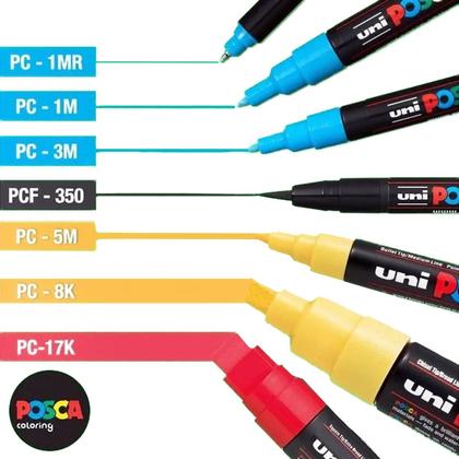 Imagem de Caneta Posca 1.8-2.5 PC-5M Uni Cores A Escolha