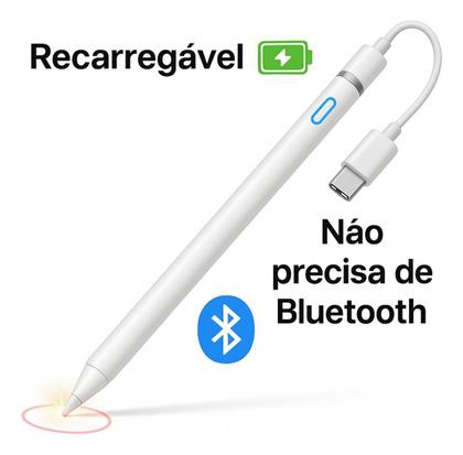 Imagem de Caneta Recarregável Ponta Final Para Tablet Lenovo Tab M9