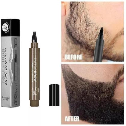 Imagem de Caneta Retoque Preenchimento Falhas De Barba Cabelo Bigode