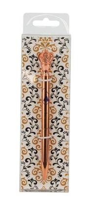 Imagem de Caneta Roller Nossa Senhora Aparecida Dourada Com Coroa