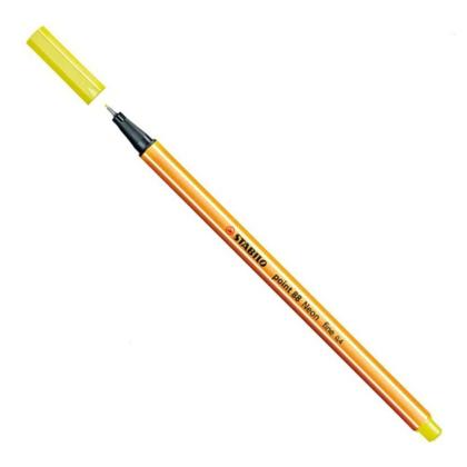 Imagem de Caneta stabillo point fine 0,4 amarelo neon