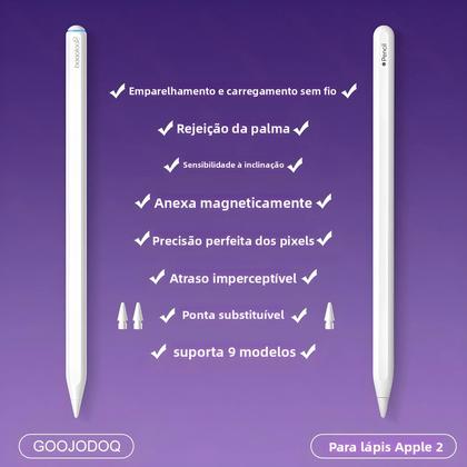 Imagem de Caneta Stylus Apple Pencil 2ª Geração Para iPad Air 5 4 pro 11 12 9 Mini 6