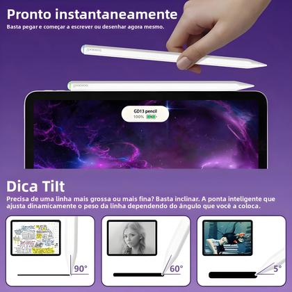 Imagem de Caneta Stylus Apple Pencil 2ª Geração Para iPad Air 5 4 pro 11 12 9 Mini 6
