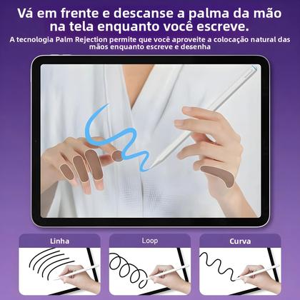 Imagem de Caneta Stylus Apple Pencil 2ª Geração Para iPad Air 5 4 pro 11 12 9 Mini 6