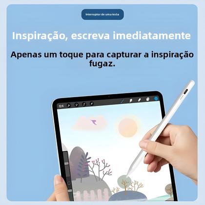Imagem de Caneta Stylus Apple Pencil Para iPad Air Mini pro Com Rejeição De Palma 10ª 9ª 8ª 7ª 6ª Geração