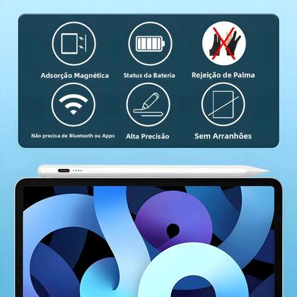 Imagem de Caneta Stylus Apple Pencil Para iPad pro Air Mini A16 11 5 4 13 12.9 M4 M3 M2 10 9 10ª 9ª Geração