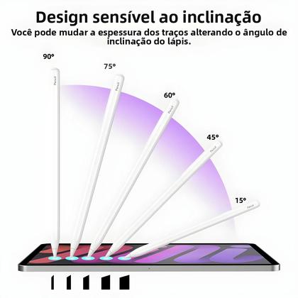 Imagem de Caneta Stylus Com Rejeição De Palma E Carregamento Sem Fio Para Apple Pencil 2 iPad Air 4 5 pro 11