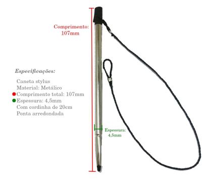 Imagem de Caneta Stylus Compatível para Estação Total Geodetic GT2i-10H