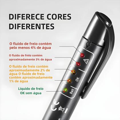 Imagem de Caneta Testadora de Fluido de Freio Universal - Ferramenta de Inspeção Precisa para Carros