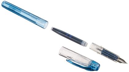 Imagem de Caneta-tinteiro PLATINUM 02 Extra-fina Azul Preto