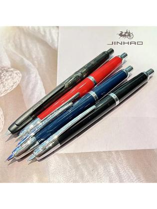 Imagem de Caneta Tinteiro Retrátil EF/F Nib Jinhao 20 Com Conversor, Caneta De Resina Para Presente