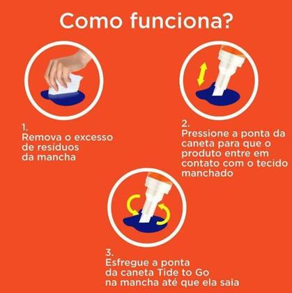 Imagem de Caneta Tira Manchas Instantâneo, 10mL, Tide to Go