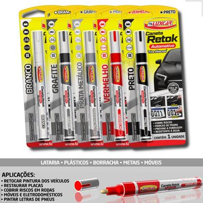 Imagem de Caneta Tira Riscos Pintura Automotiva Carro Moto Reparadora