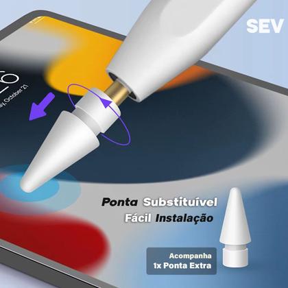 Imagem de Caneta Touch Pencil Ponta Fina Stylus Compatível com Tablet A8 10.5 Pol