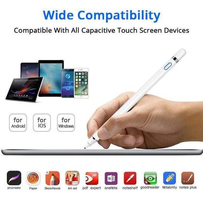 Imagem de Caneta Touch Ponta Super Fina Stylus Para Celular Tablet
