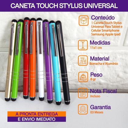 Imagem de Caneta Touch Universal para Telas de Celular Tablet e Monitores