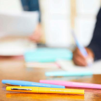 Imagem de Canetas marcadoras Paper Mate Flair Felt Tip Medium Point, pacote com 24