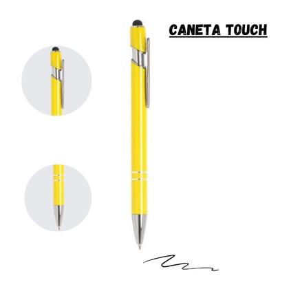 Imagem de Canetas Touch Metálica Kit 2 Unidades Design Único 2 Em 1