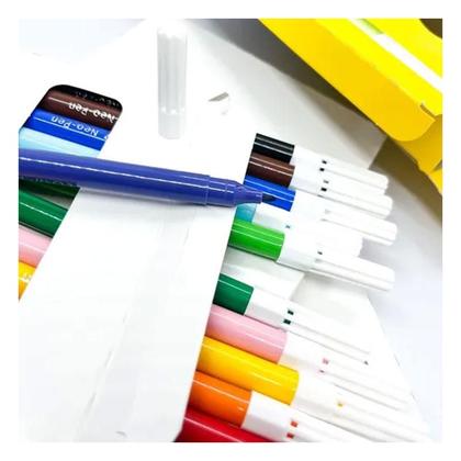 Imagem de Canetinha Hidrográfica Neo Pen Gigante 165071 36 Cores - Compactor