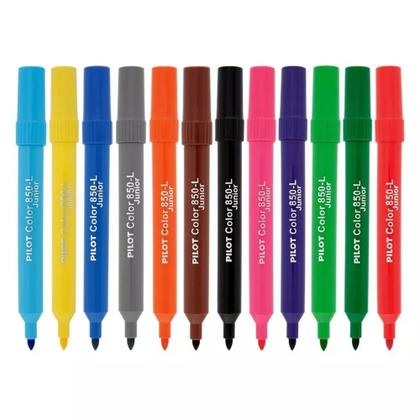 Imagem de Canetinhas Hidrográficas 12 Cores Pilot 850-L Junior