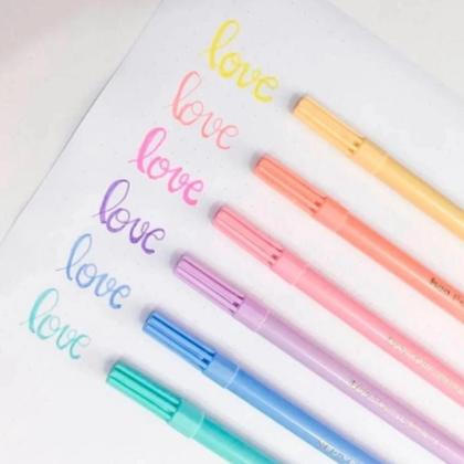 Imagem de Canetinhas Tons Pastel Neo Pen Gigante 12 Cores Lavável