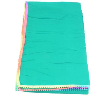 Imagem de Canga Atoalhada Sol com Pompom Colorido Bauarte