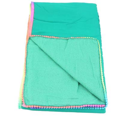 Imagem de Canga Atoalhada Sol com Pompom Colorido Bauarte