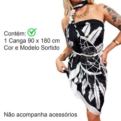Imagem de Canga Longa 90x180 Cores e Estampas Sortidas - Moda Praia
