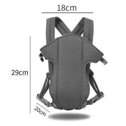 Imagem de Canguru Bebê Ergonômico de Passeio Mucca Classic Azul Marinho 3 Posições