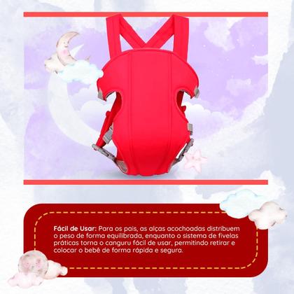 Imagem de Canguru Bebê Passeio Conforto Ergonômico 3 Posições