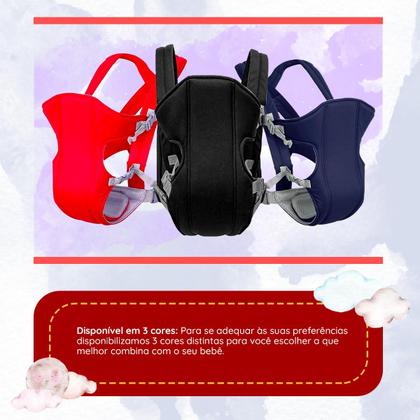 Imagem de Canguru Bebê Passeio Conforto Ergonômico 3 Posições