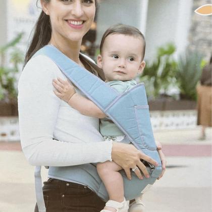Imagem de Canguru Carregador Bebe Criança Bolso Alça Ergonomico Ajustavel Com Apoio