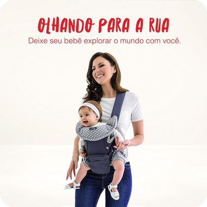 Imagem de Canguru Nuk Natural Fit 3 em 1 para Bebês até 9,5kg