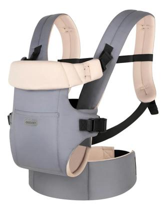 Imagem de Canguru Para Bebê 3 em 1 Acolchoado Ajustável Até 25kg Rosa Aiebao