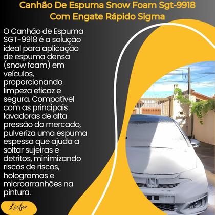 Imagem de Canhao de Espuma Snow Foam. (SGT9918)  Sigma