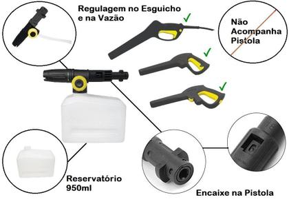 Imagem de Canhão Espuma Snow Foam Karcher K 2.260 Lavadora Alta Pressão