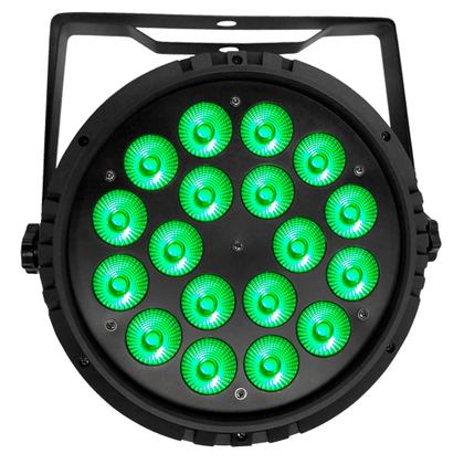 Imagem de Canhao Refletor Par 64 18 Leds Cree 12w Rgbw Dmx Quadriled