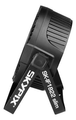 Imagem de Canhao Refletor Par 64 Slim 18 Leds 18w Dmx Rgbwa+uv 6 Em 1