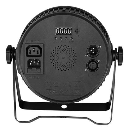 Imagem de Canhao Refletor Par 64 Slim 18 Leds 18w Dmx Rgbwa+uv 6 Em 1