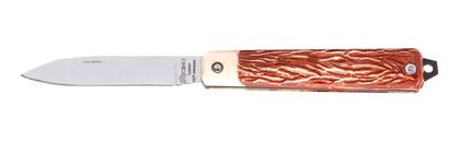 Imagem de Canivete Aço Carbono Ponta Fina Cimo Cabo Acetato Com Trava