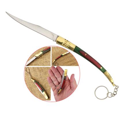 Imagem de Canivete Aço Inox, Cabo de Madeira e Abertura Manual para Facilidade e Controle no Corte 8001 8002