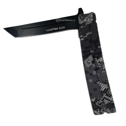 Imagem de Canivete com Lâmina Inox 10,1cm, Trava de Segurança e Capinha SLKD113 SLKD109