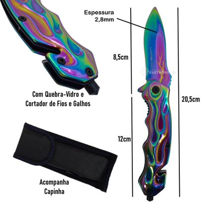 Imagem de Canivete de Bolso Leve e Robusto com Funções Adicionais e Sistema de Segurança SLKD119